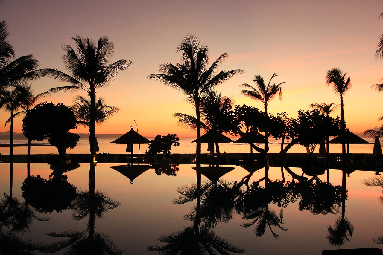 Bali sunset pool view — Affordable weekend getaways from Singapore under S$200, one of seven boutique stays curated by Luma